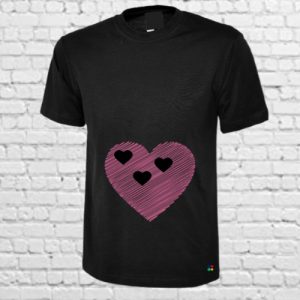 3 Hearts Within a Heart, Triplets Expectant Parent T-shirt