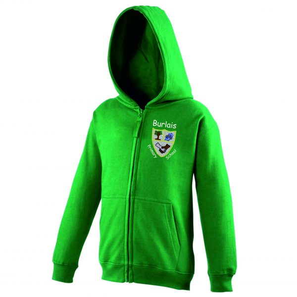 Burlais Primary School Zipped Hoodie