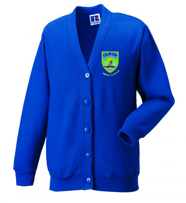 Clwyd Primary School Sweat Cardigan