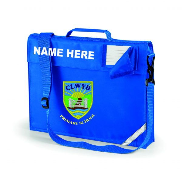 Clwyd Primary School Book Bag with Strap