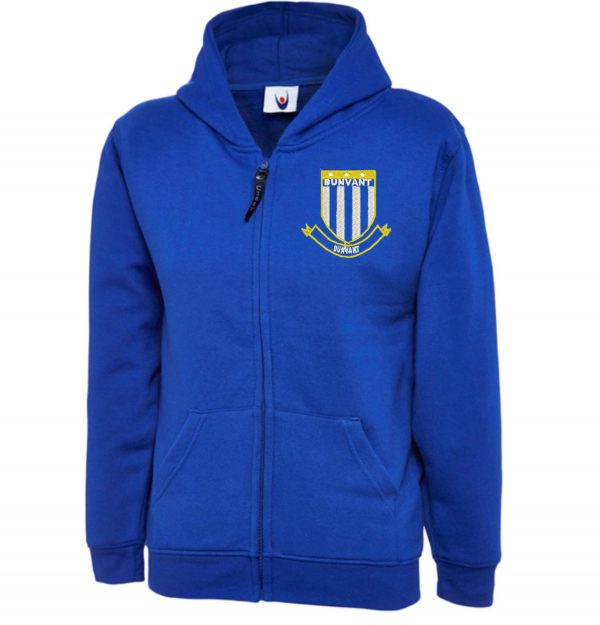 Dunvant Primary School Zipped Hoodie