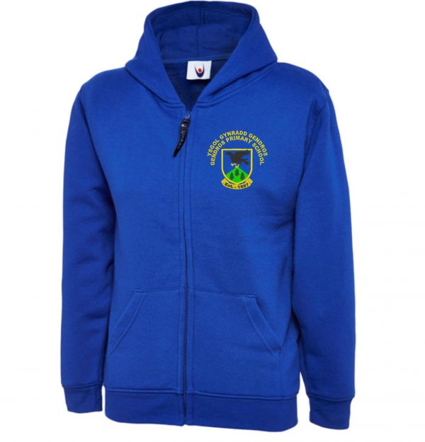 Gendros Primary School Zipped Hoodie