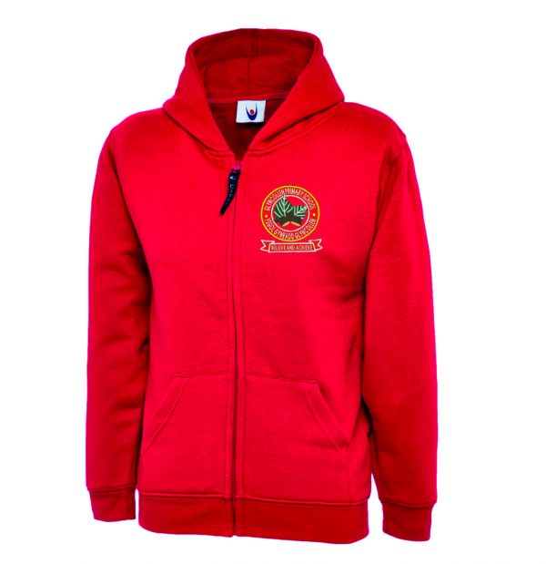 Glyncollen Primary School Zipped Hoodie