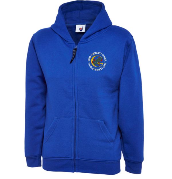 Gors Primary School Zipped Hoodie
