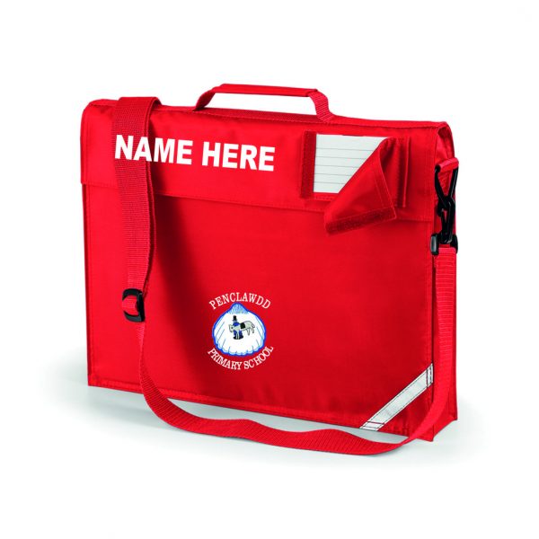 Penclawdd Primary School Book Bag with Strap & Free Name