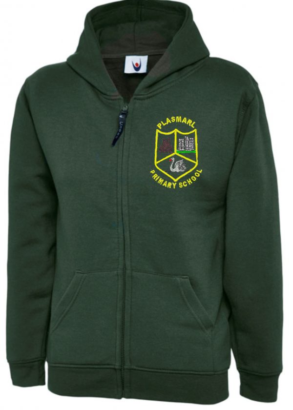 Plasmarl Primary School Zipped Hoodie