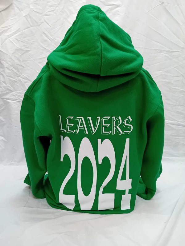 Leavers hoodie, Year and Leavers