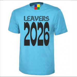 School Leavers T-shirt with Year