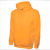 A Mothers wears her Heart, on her Sleeve Hoody - Orange