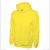 A Mothers wears her Heart, on her Sleeve Hoody - Yellow