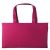 Plain Shopper Bag - Cranberry